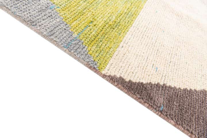 8' 9 x 12' 4 Hand Knotted Moroccan Wool Rug