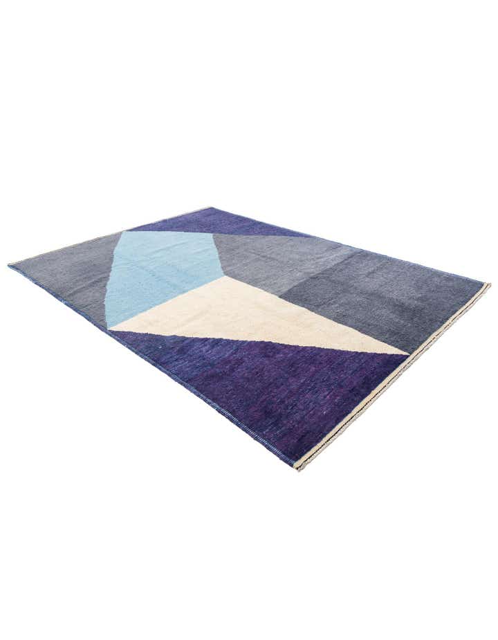 7' 5 x 10' 1 Hand Knotted Moroccan Wool Rug