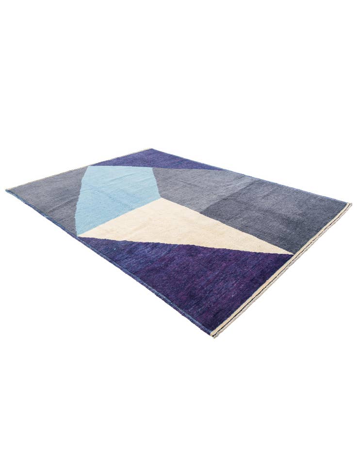 Detail image of 7' 5 x 10' 1 Hand Knotted Moroccan Wool Rug