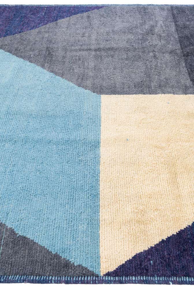 7' 5 x 10' 1 Hand Knotted Moroccan Wool Rug