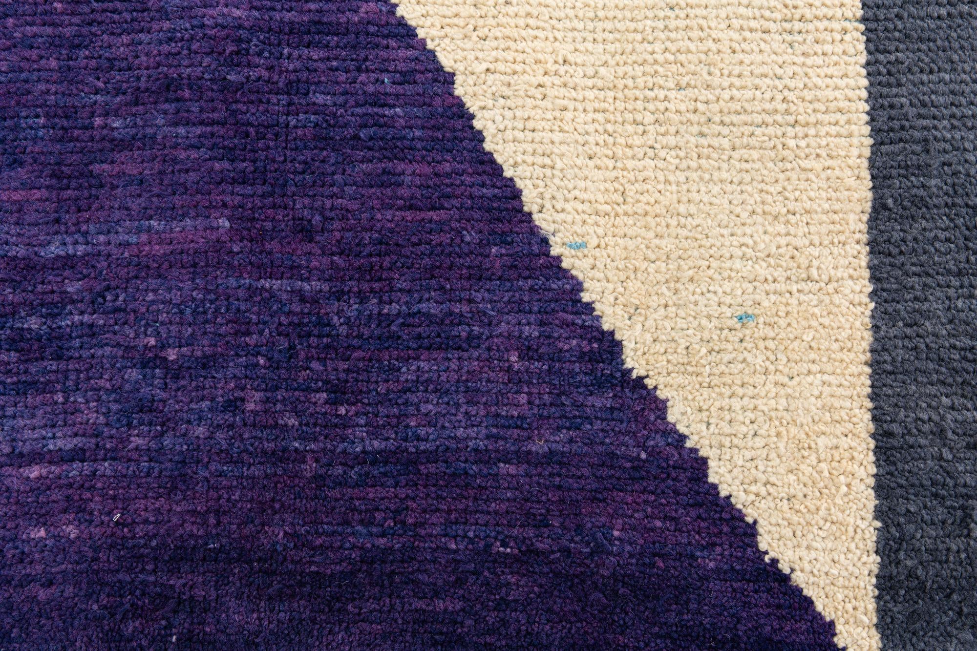 7' 5 x 10' 1 Hand Knotted Moroccan Wool Rug
