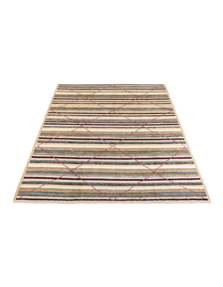8' 6 x 10' 3 Hand Knotted Moroccan Rug
