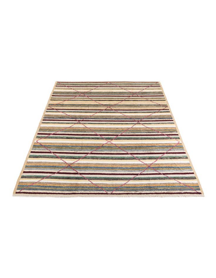 Detail image of 8' 6 x 10' 3 Hand Knotted Moroccan Rug