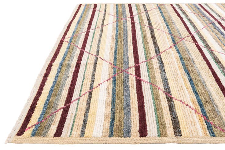 Detail image of 8' 6 x 10' 3 Hand Knotted Moroccan Rug
