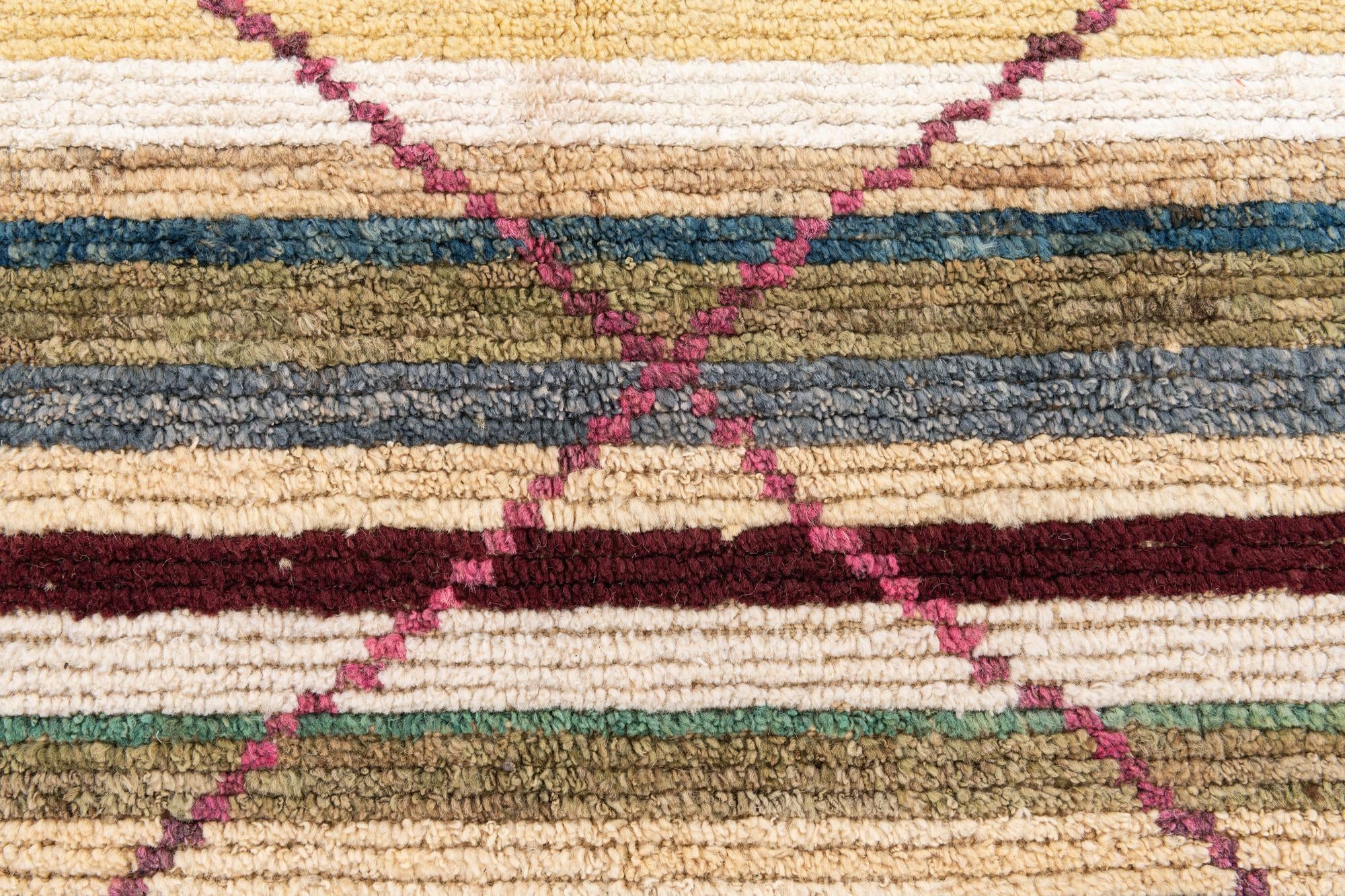 8' 6 x 10' 3 Hand Knotted Moroccan Rug