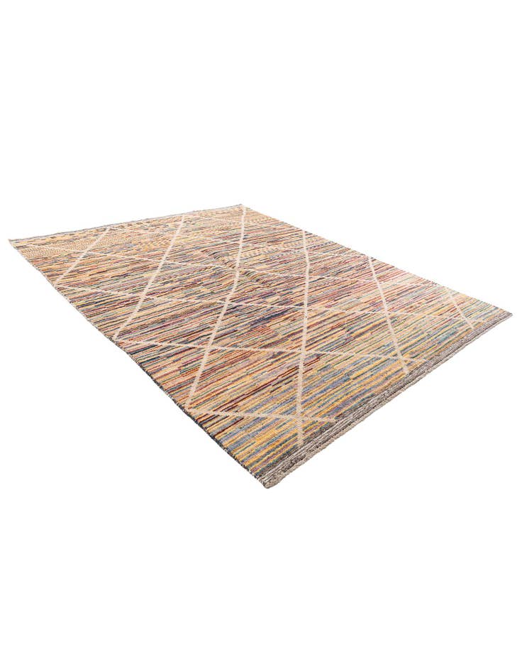 Detail image of 8' 3 x 10' 2 Hand Knotted Moroccan Wool Rug