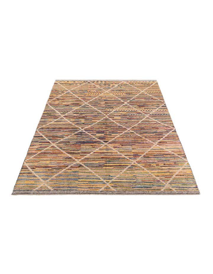8' 3 x 10' 2 Hand Knotted Moroccan Wool Rug