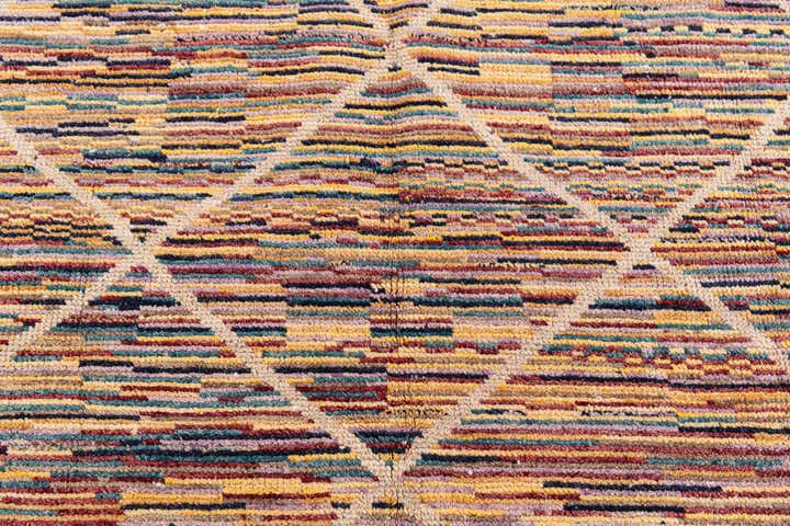8' 3 x 10' 2 Hand Knotted Moroccan Wool Rug