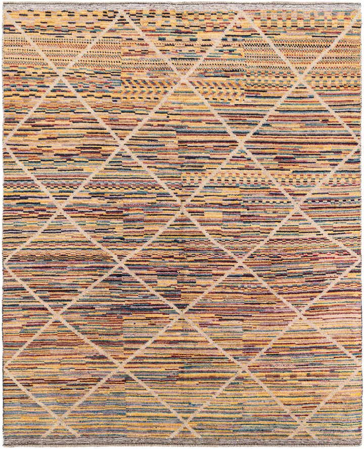 8' 3 x 10' 2 Hand Knotted Moroccan Wool Rug