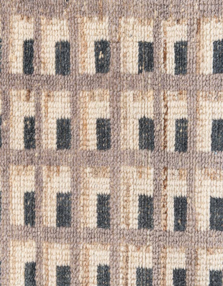 Detail image of 9' 1 x 12' 5  Hand Knotted Moroccan Wool Rug