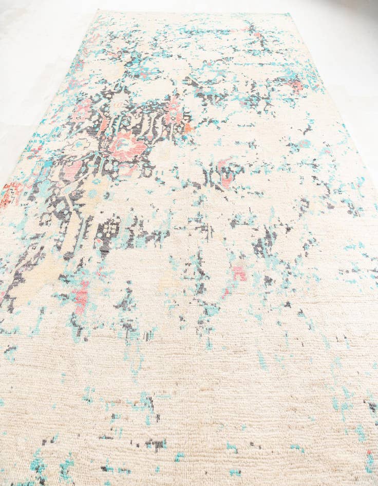 Detail image of 8' 7 x 11' 7  Hand Knotted Moroccan Wool Rug