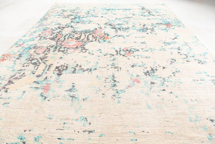 Detail image of 8' 7 x 11' 7 Hand Knotted Moroccan Wool Rug