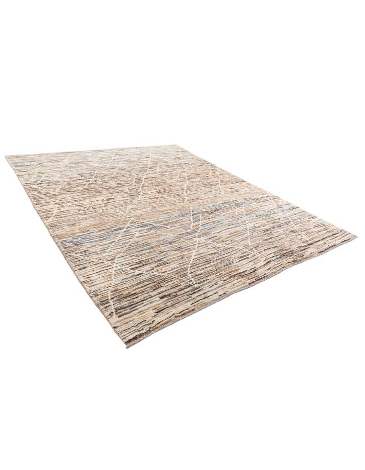 Detail image of 8' x 9' 9 Hand Knotted Moroccan Rug