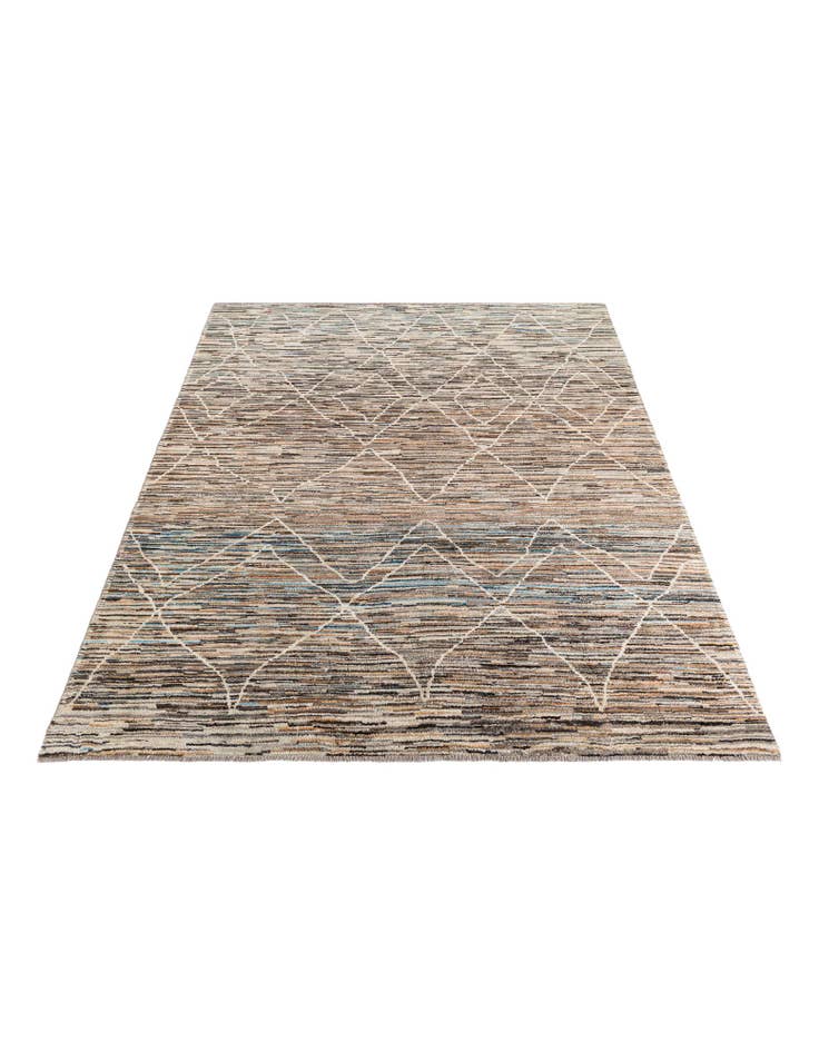 Detail image of 8' x 9' 9 Hand Knotted Moroccan Rug