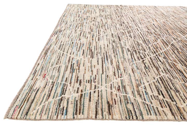 8' x 9' 9 Hand Knotted Moroccan Rug
