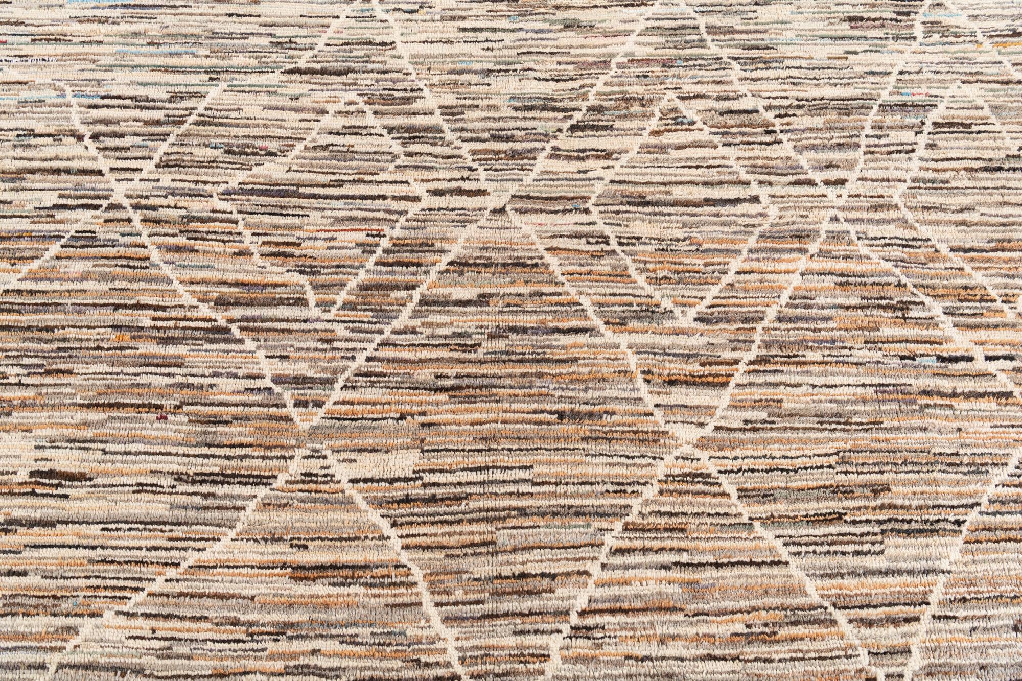 8' x 9' 9 Hand Knotted Moroccan Rug