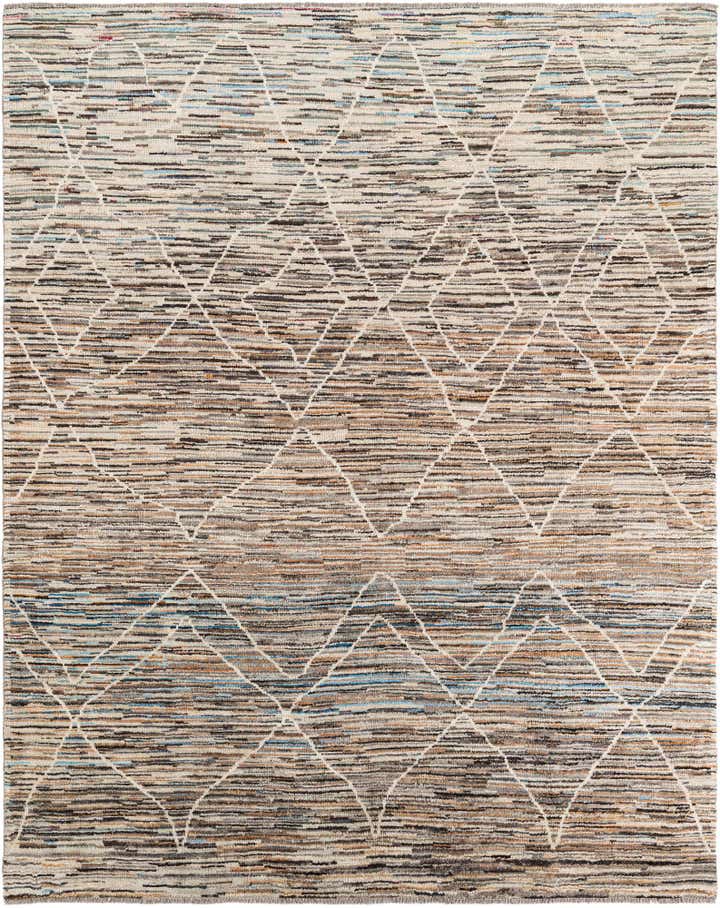 8' x 9' 9 Hand Knotted Moroccan Rug