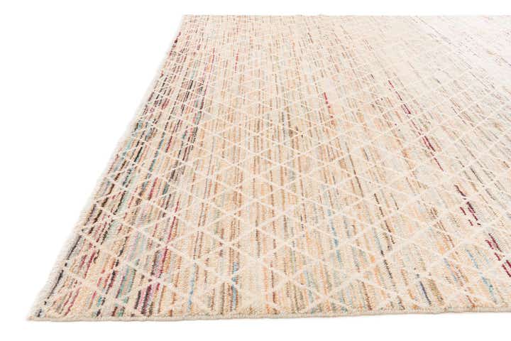 7' 9 x 9' 6 Hand Knotted Moroccan Wool Rug