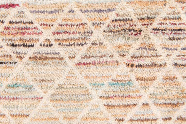 7' 9 x 9' 6 Hand Knotted Moroccan Wool Rug