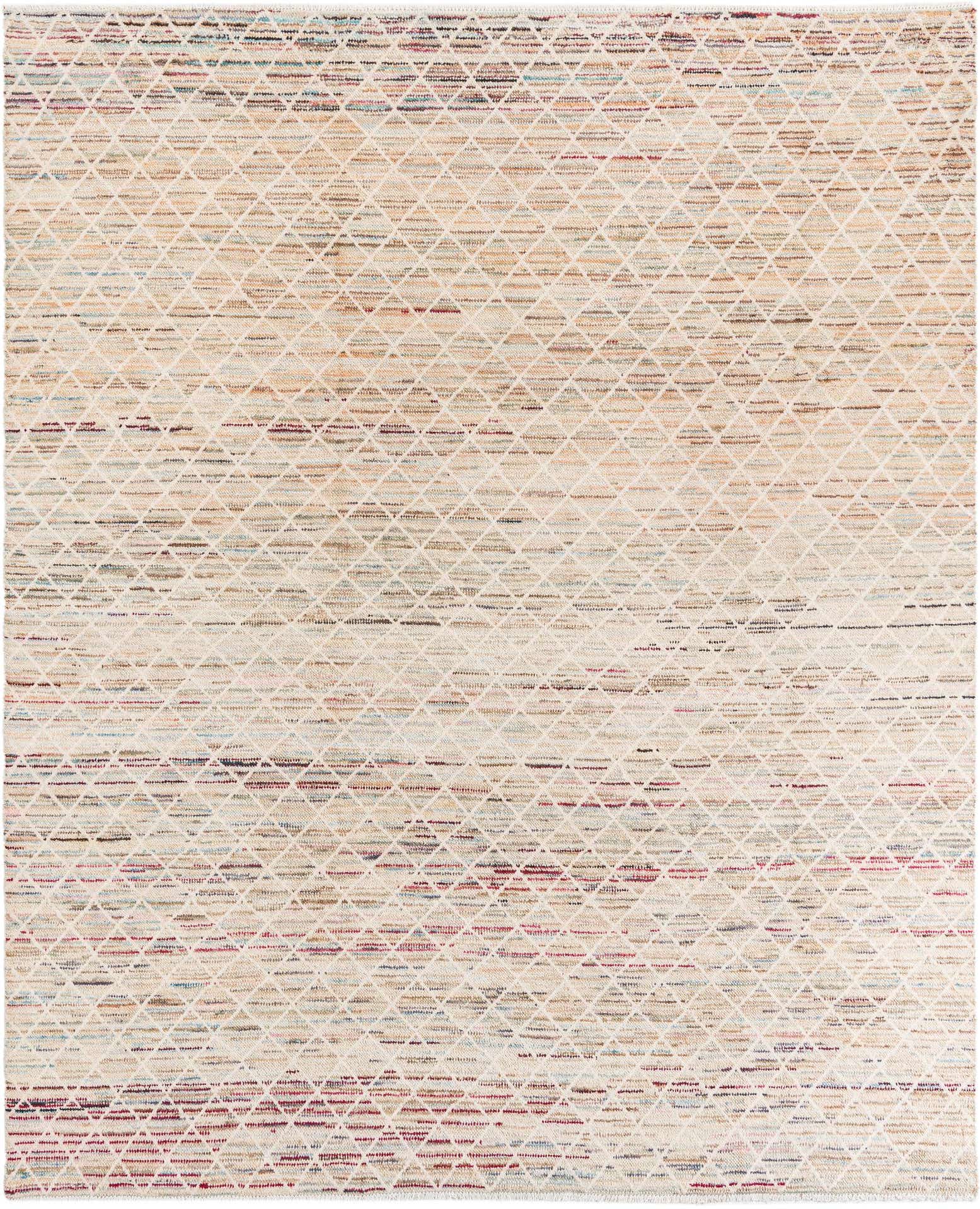 7' 9 x 9' 6 Hand Knotted Moroccan Wool Rug