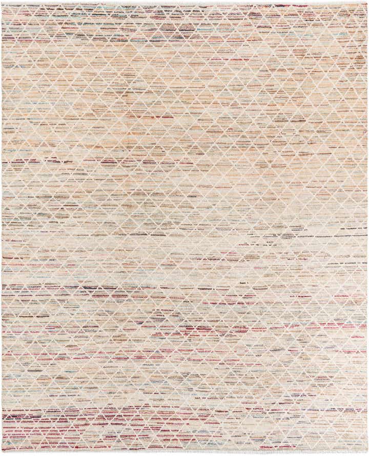 7' 9 x 9' 6 Hand Knotted Moroccan Wool Rug