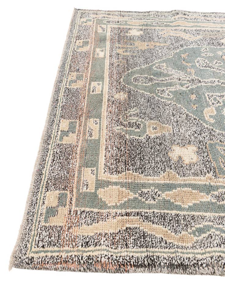 Detail image of 6' x 9' 5 Hand Knotted Moroccan Wool Rug