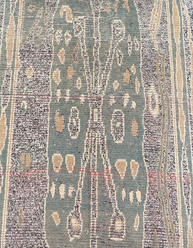 Detail image of 6' x 9' 5 Hand Knotted Moroccan Wool Rug