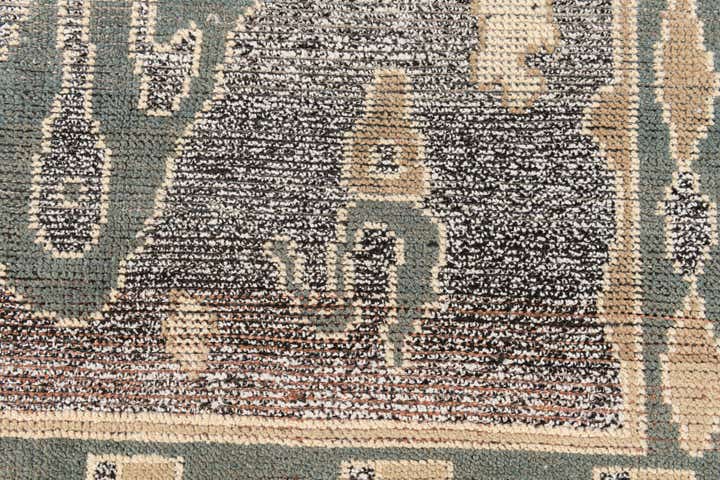 6' x 9' 5 Hand Knotted Moroccan Wool Rug