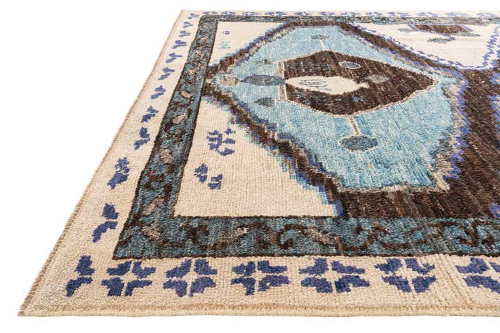 8' 7 x 10' 9 Hand Knotted Moroccan Wool Rug
