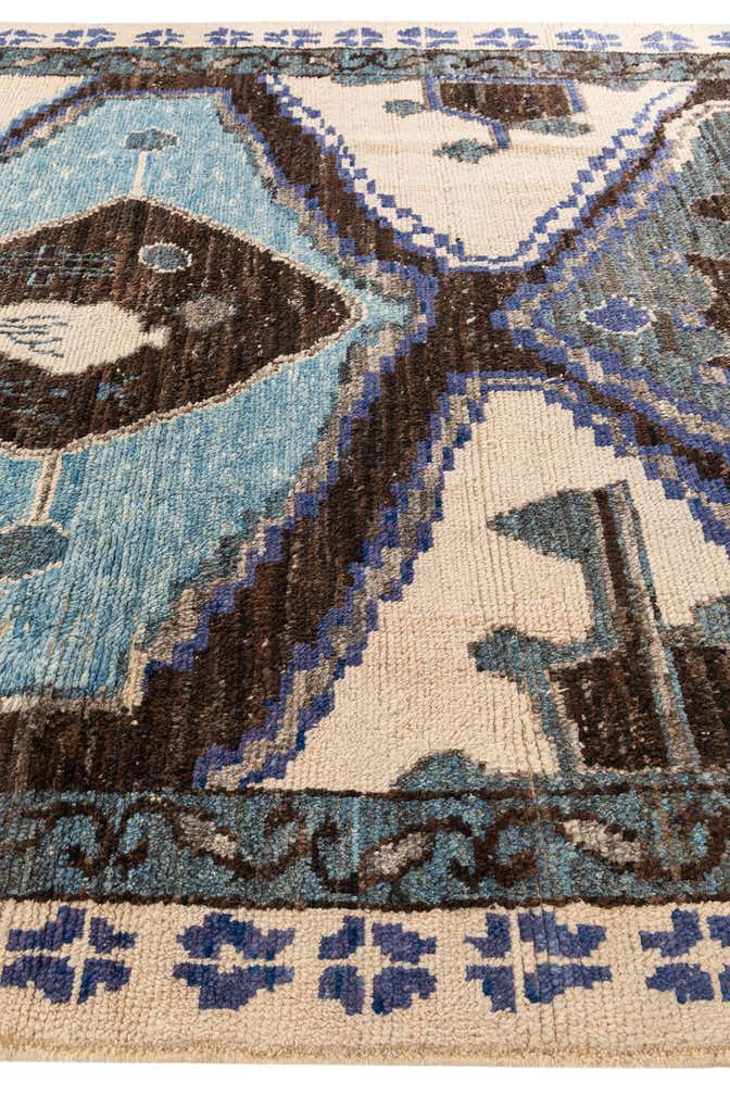 8' 7 x 10' 9 Hand Knotted Moroccan Wool Rug