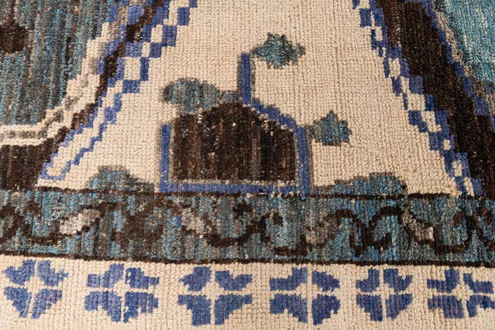 8' 7 x 10' 9 Hand Knotted Moroccan Wool Rug