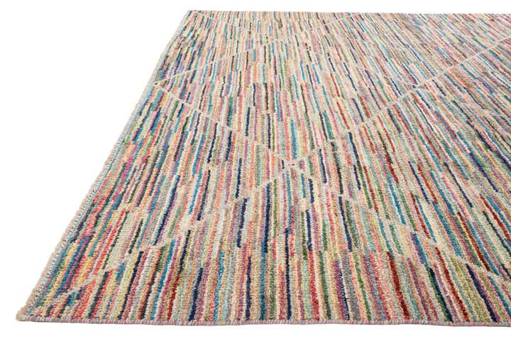 8' 8 x 11' 10 Hand Knotted Moroccan Wool Rug