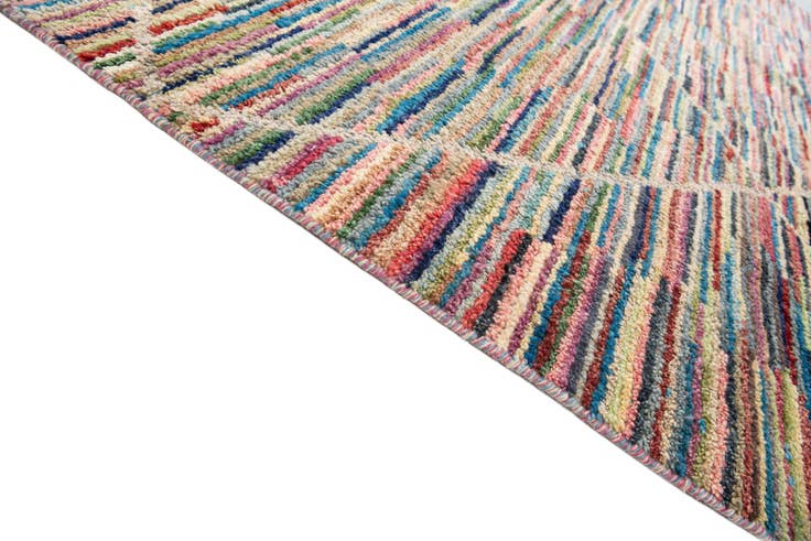 Detail image of 8' 8 x 11' 10 Hand Knotted Moroccan Wool Rug