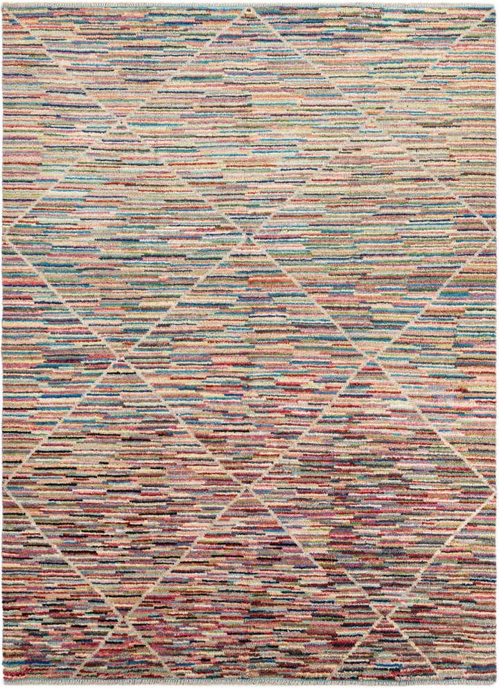 8' 8 x 11' 10 Hand Knotted Moroccan Wool Rug