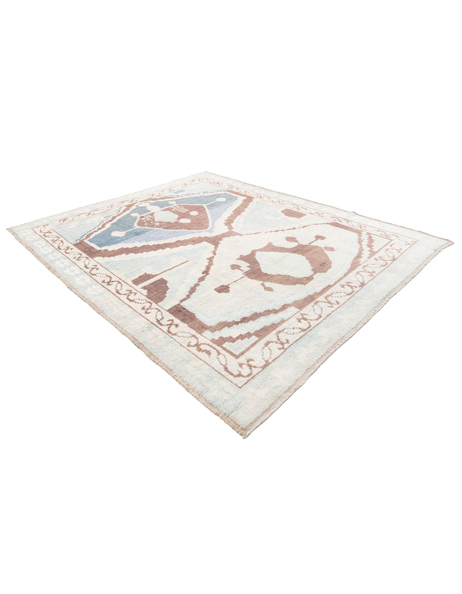 250cm x 305cm Hand Knotted Moroccan Wool Rug