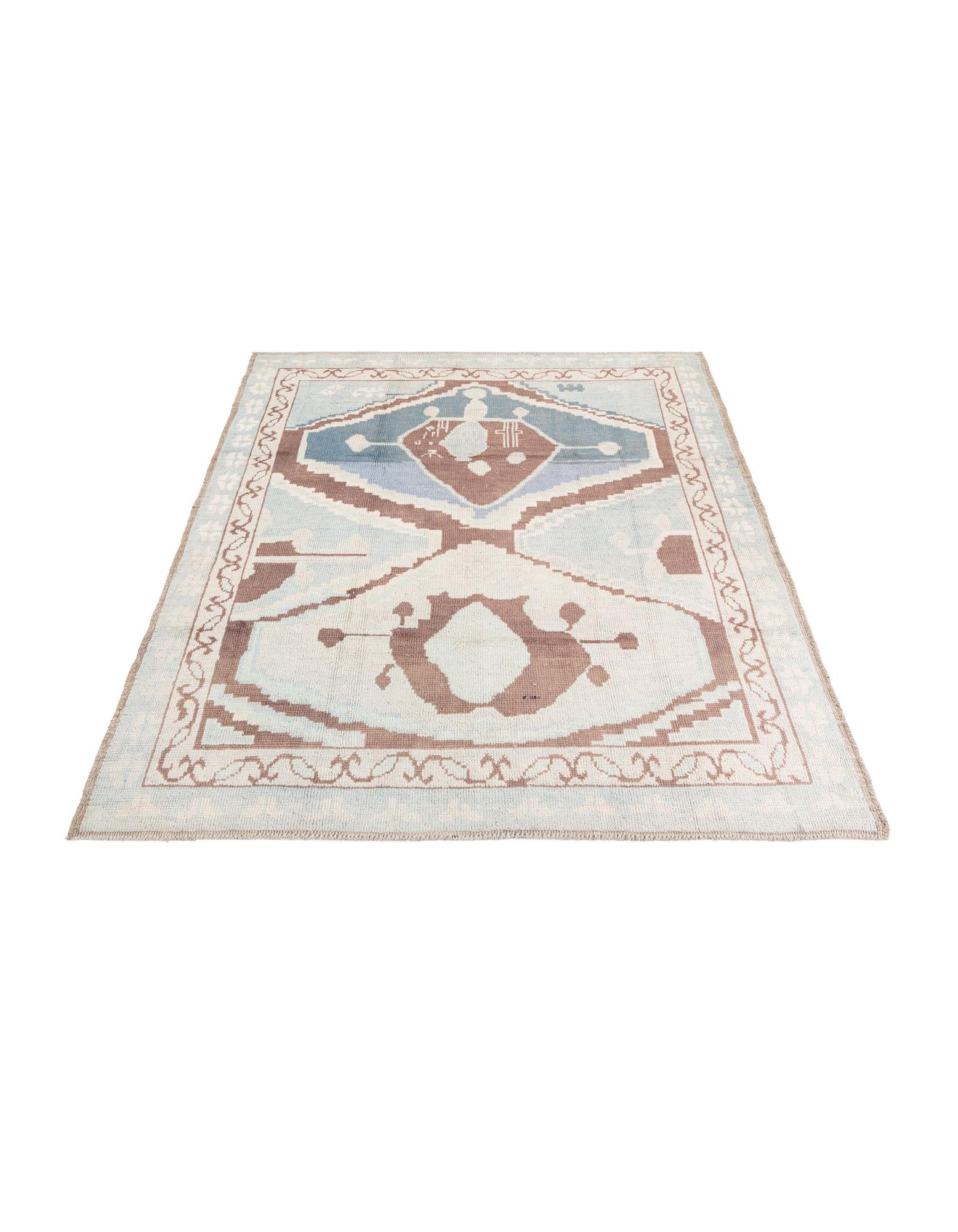 250cm x 305cm Hand Knotted Moroccan Wool Rug