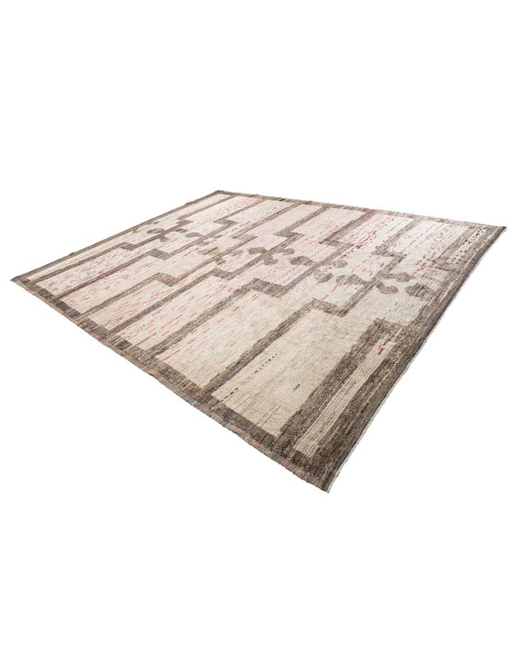 Detail image of 12' 3 x 15' 1 Hand Knotted Moroccan Wool Rug