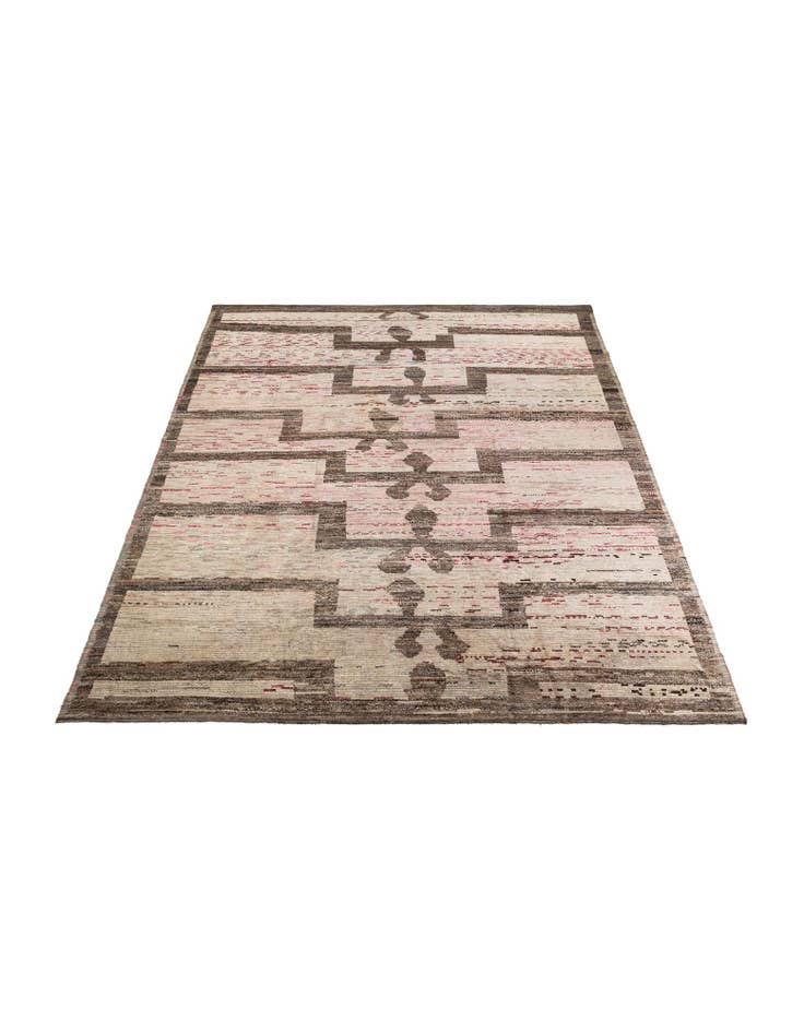 Detail image of 12' 3 x 15' 1 Hand Knotted Moroccan Wool Rug