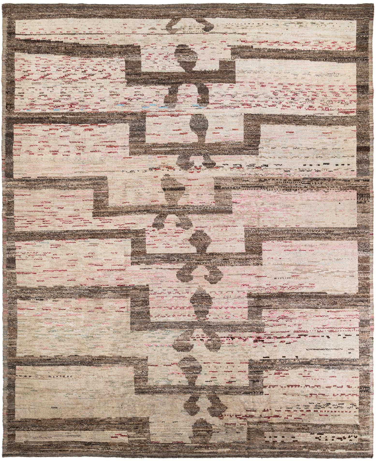 12' 3 x 15' 1 Hand Knotted Moroccan Wool Rug