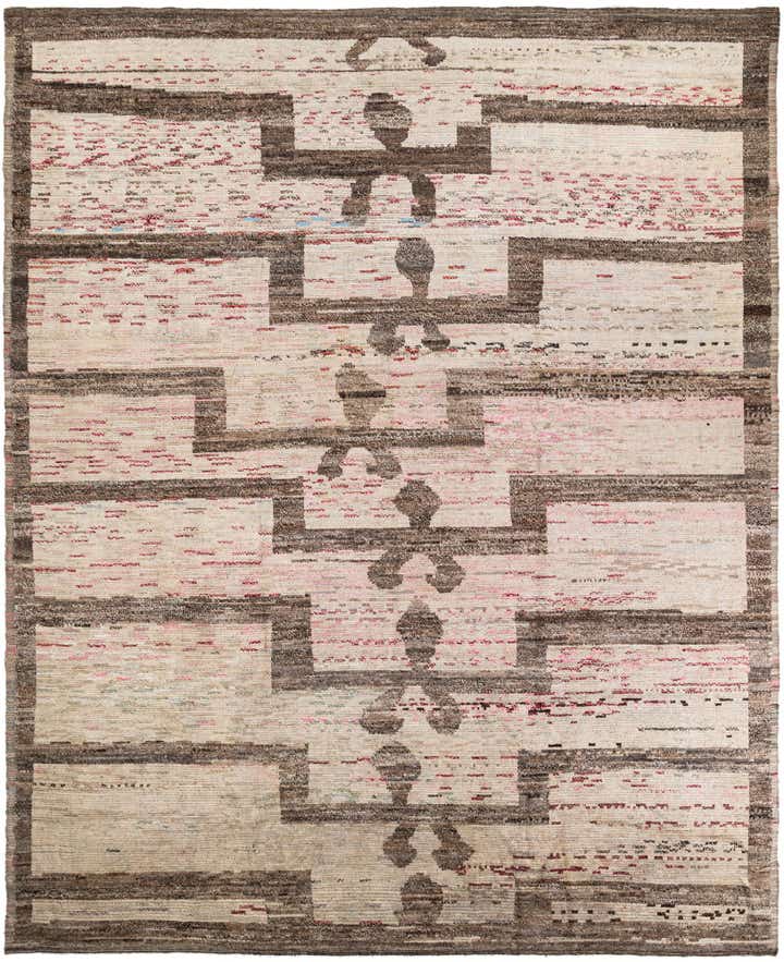 12' 3 x 15' 1 Hand Knotted Moroccan Wool Rug