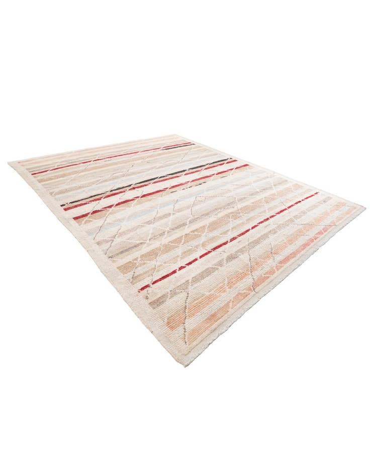 Detail image of 9' 6 x 11' 8  Hand Knotted Moroccan Wool Rug