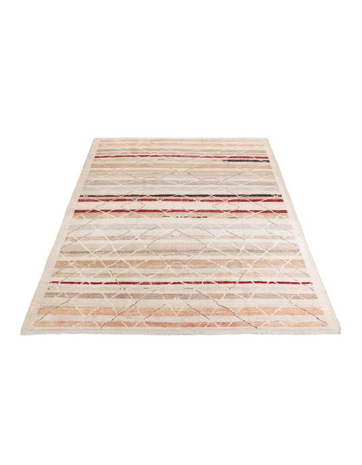 Detail image of 9' 6 x 11' 8  Hand Knotted Moroccan Wool Rug