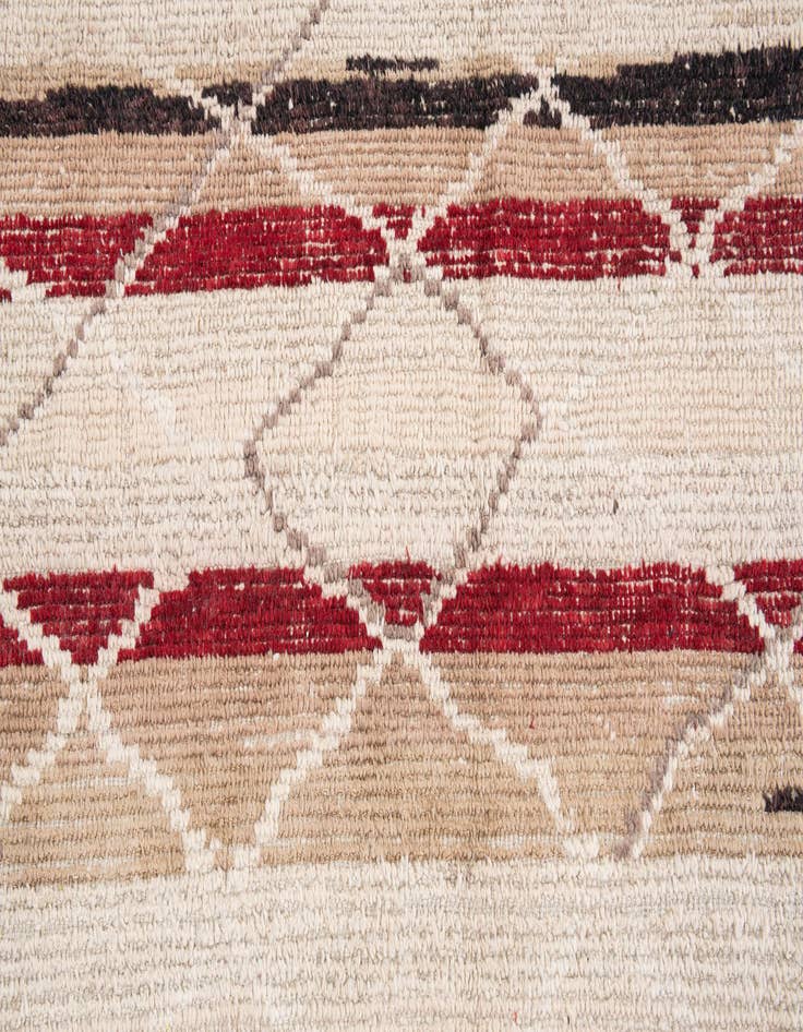 Detail image of 9' 6 x 11' 8  Hand Knotted Moroccan Wool Rug