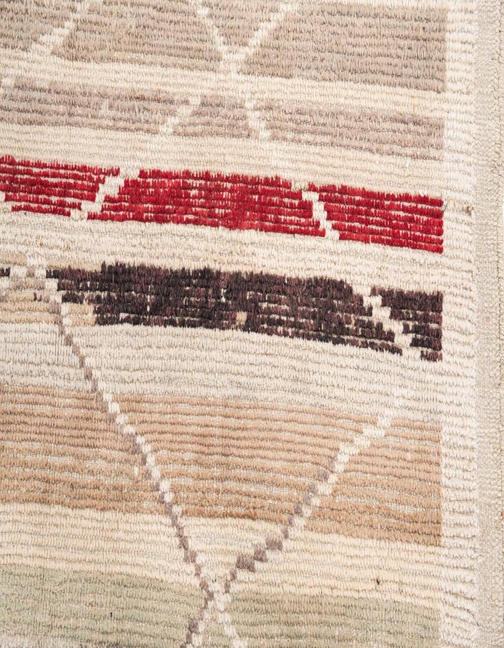 Detail image of 9' 6 x 11' 8  Hand Knotted Moroccan Wool Rug