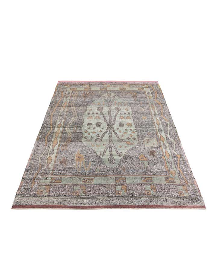 8' 10 x 12' 1 Hand Knotted Moroccan Wool Rug