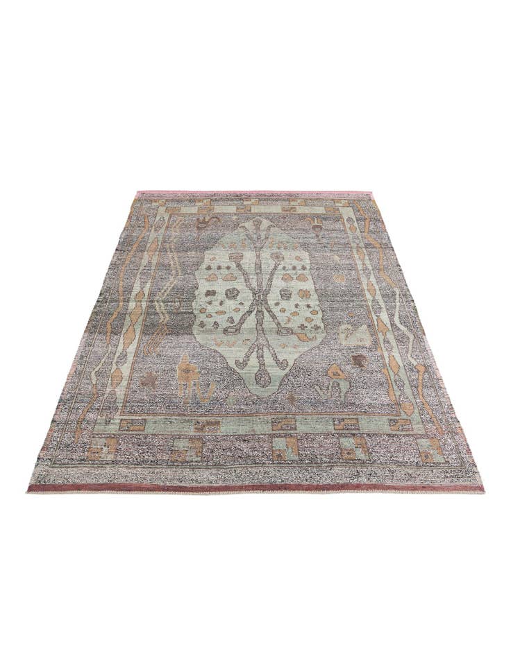 Detail image of 8' 10 x 12' 1 Hand Knotted Moroccan Wool Rug
