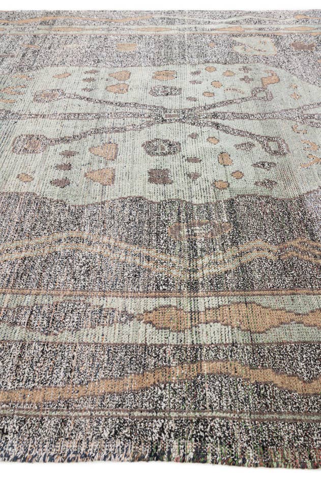 Detail image of 8' 10 x 12' 1 Hand Knotted Moroccan Wool Rug