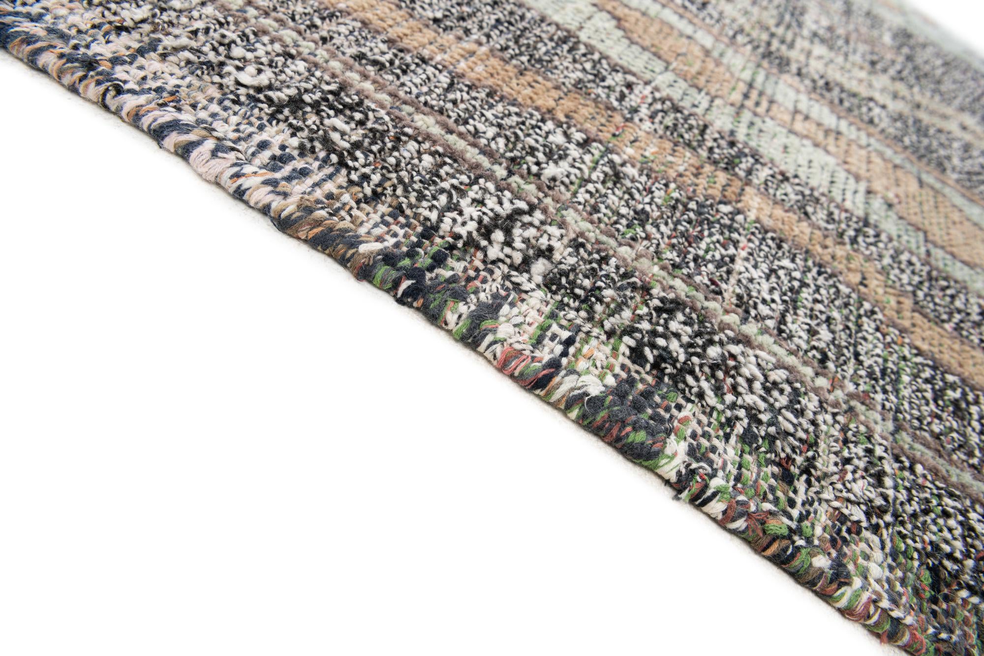 8' 10 x 12' 1 Hand Knotted Moroccan Wool Rug