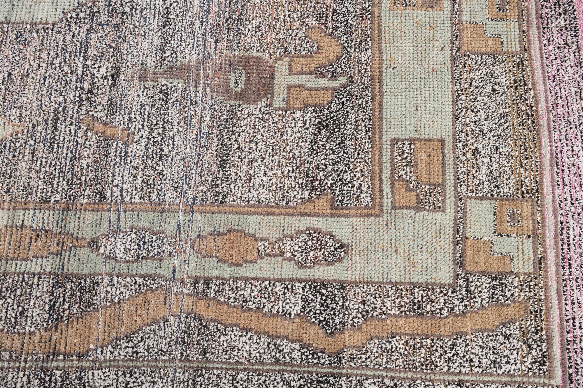8' 10 x 12' 1 Hand Knotted Moroccan Wool Rug