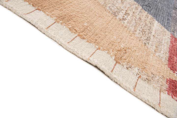 8' 10 x 13' Hand Knotted Moroccan Wool Rug